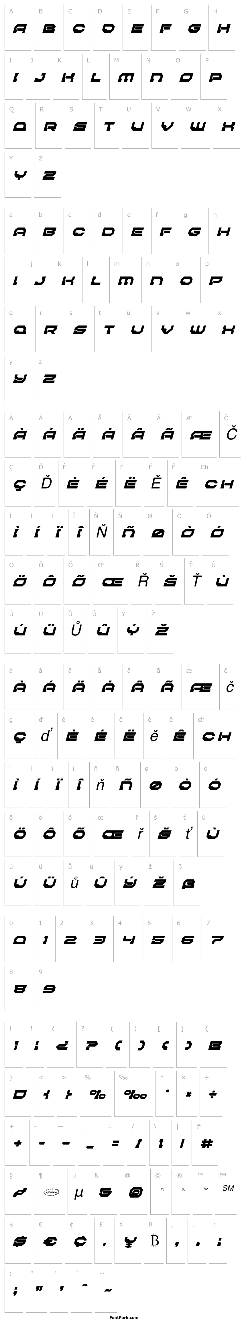 Přehled Pulsar Class Solid Title Italic