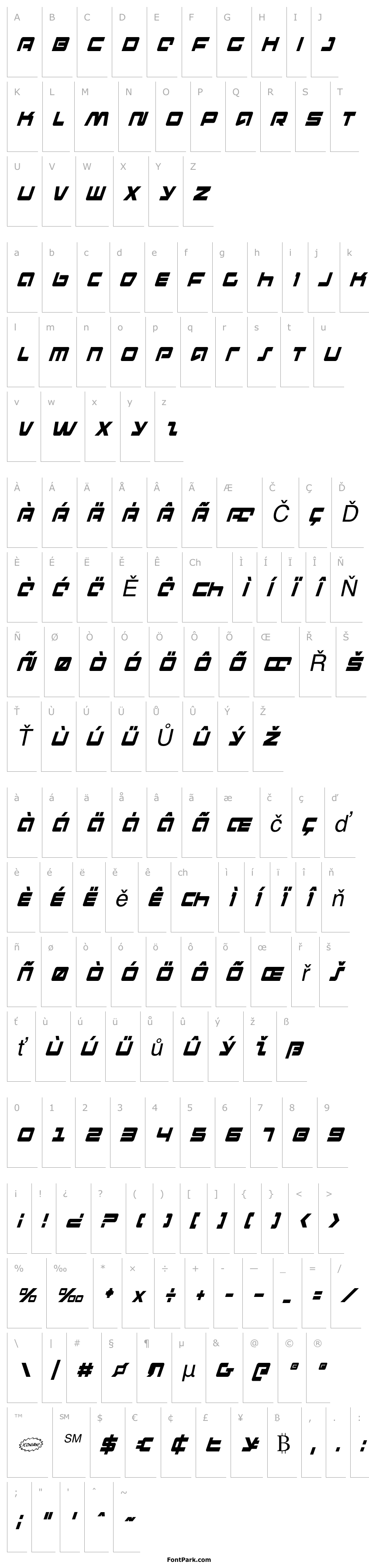 Přehled Pulse Rifle Condensed Italic