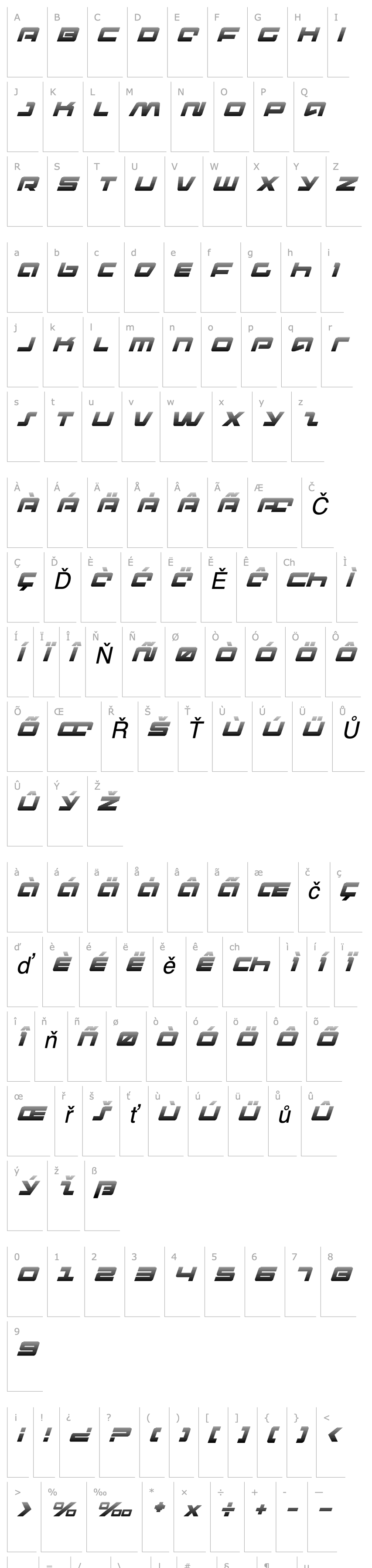 Overview Pulse Rifle Gradient Italic