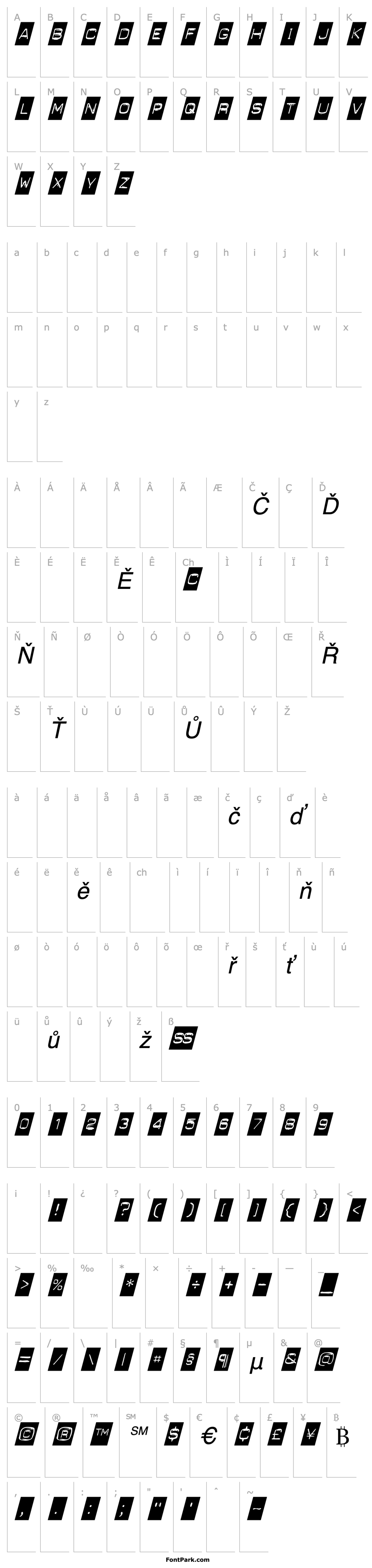 Overview Punch Label Italic