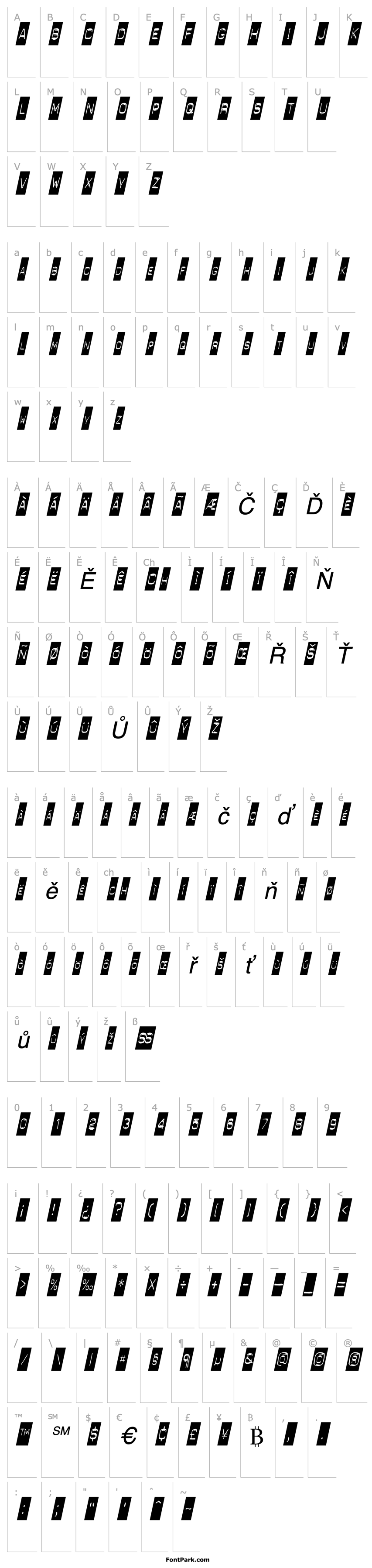 Overview PunchLabelCondensed Italic