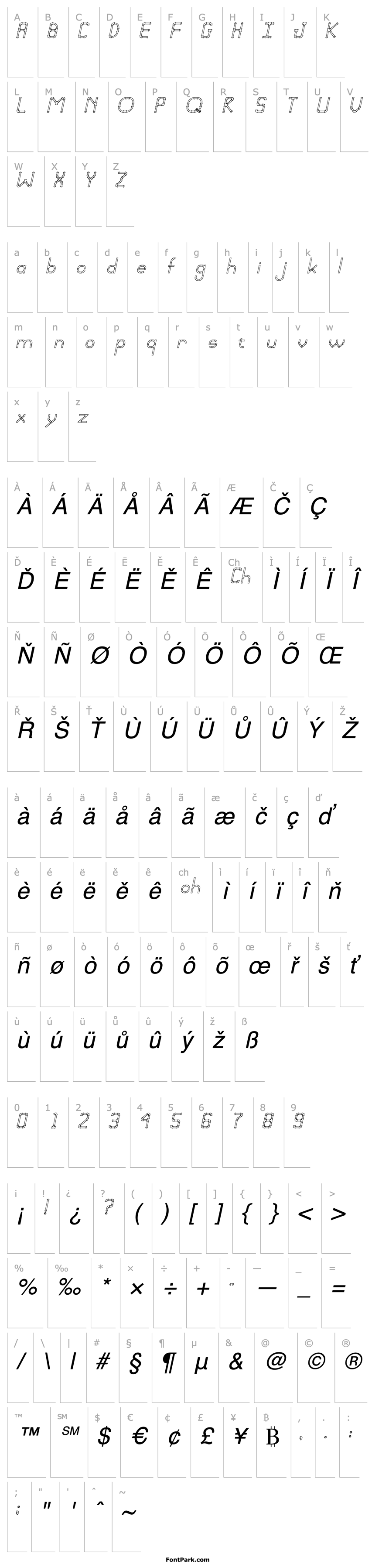 Overview PVCSSK Italic