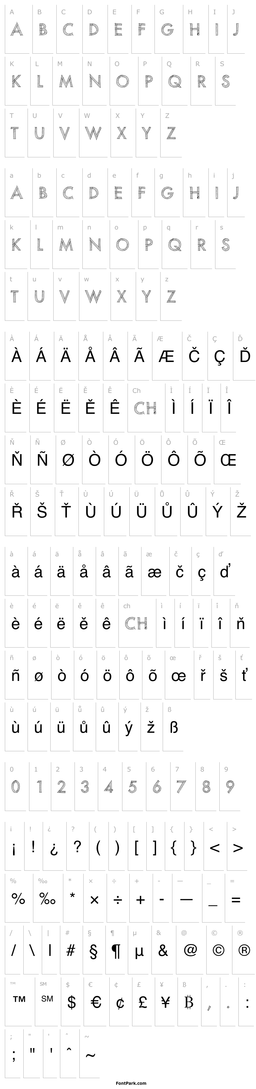Overview PWScratchedfont