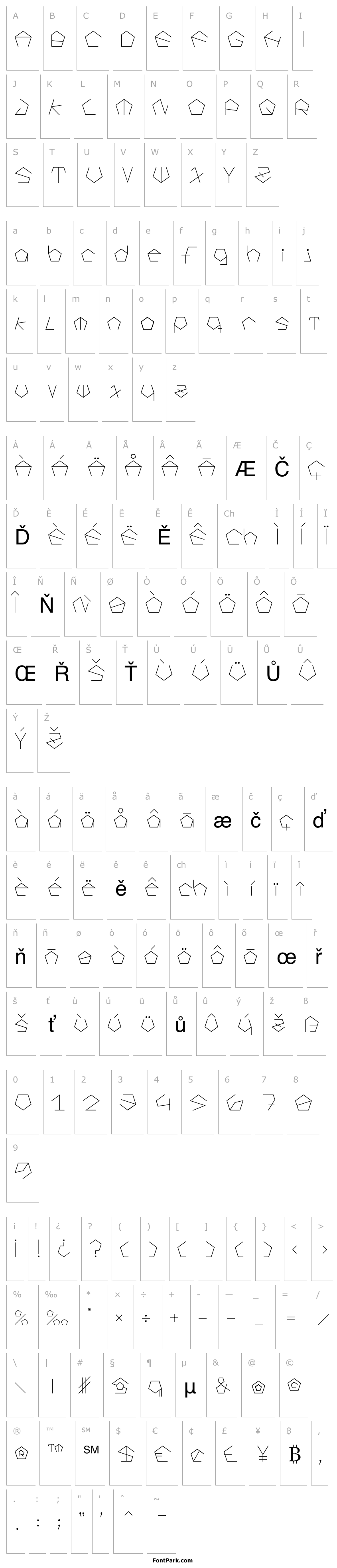 Overview Pyrite Font