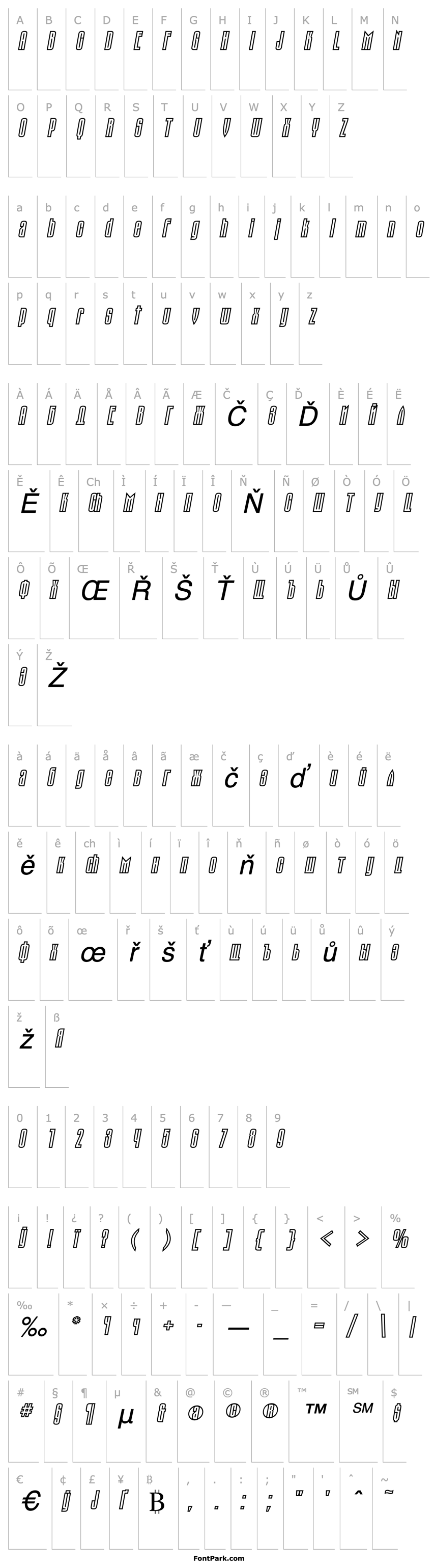 Přehled TauernC-Italic