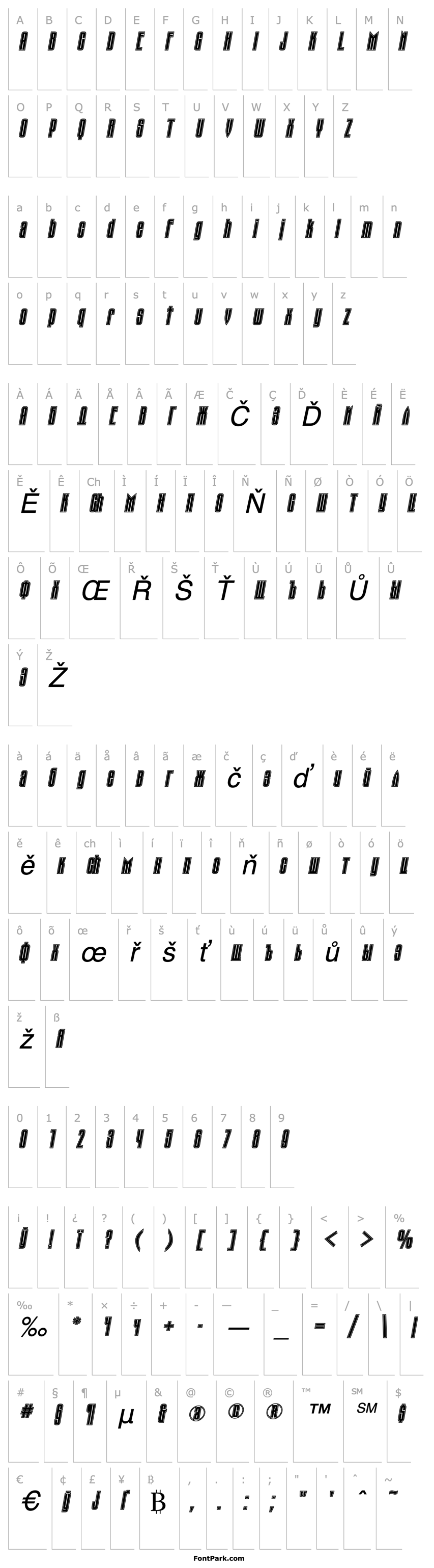 Přehled TauernIC-Italic