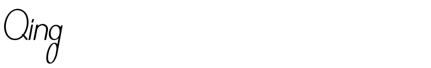 Font Qing by Unknown