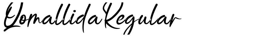 Preview QomallidaRegular