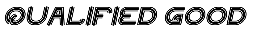 Preview QUALIFIED GOOD Bold Italic