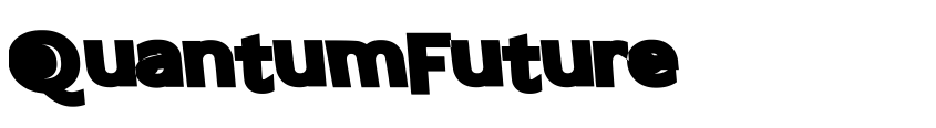 Font QuantumFuture by Xerographer Fonts Max Infeld