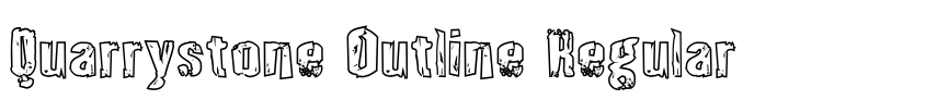 Preview Quarrystone Outline Regular
