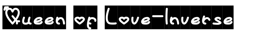Font Queen of Love-Inverse by weknow © (weknow.deviantart.com)