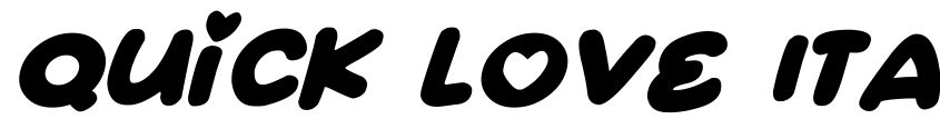Preview Quick Love Italic