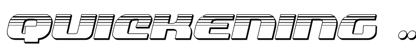 Preview Quickening Platinum Italic