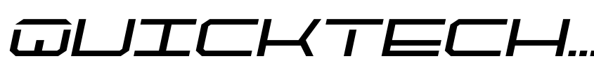 Preview QuickTech Semi-Italic