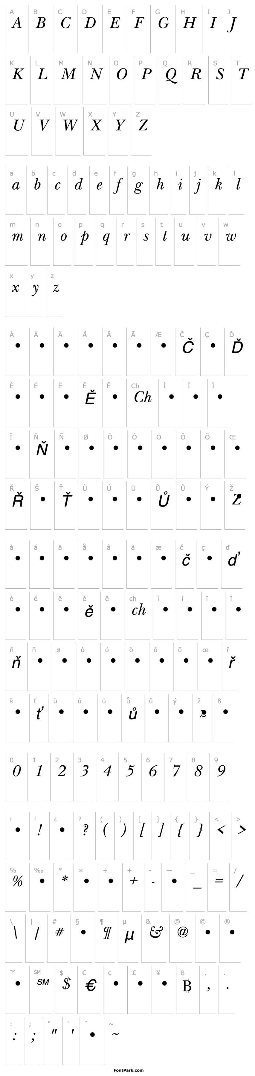 Overview QTBasker Italic