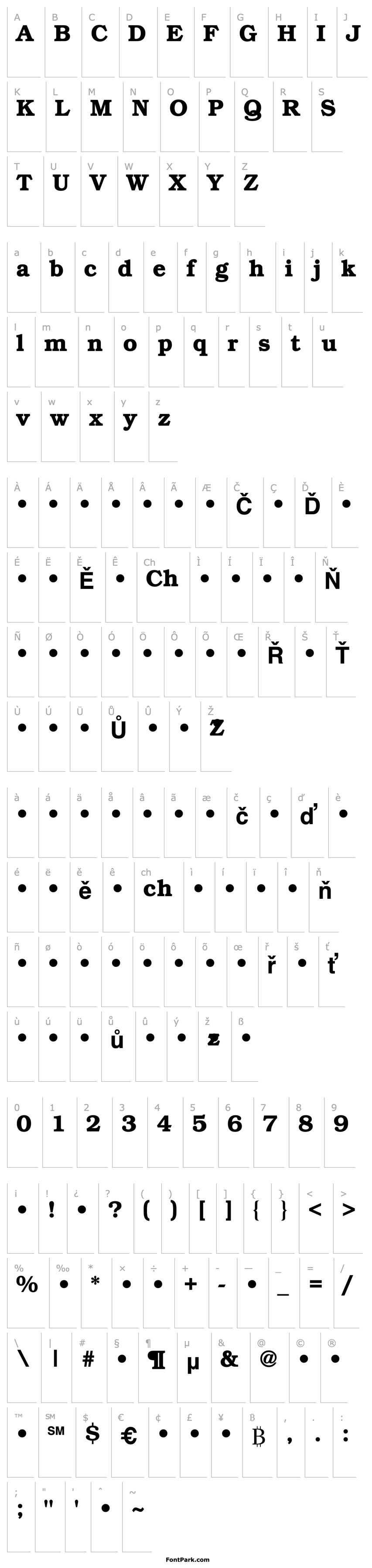 Overview QTBookmann Bold