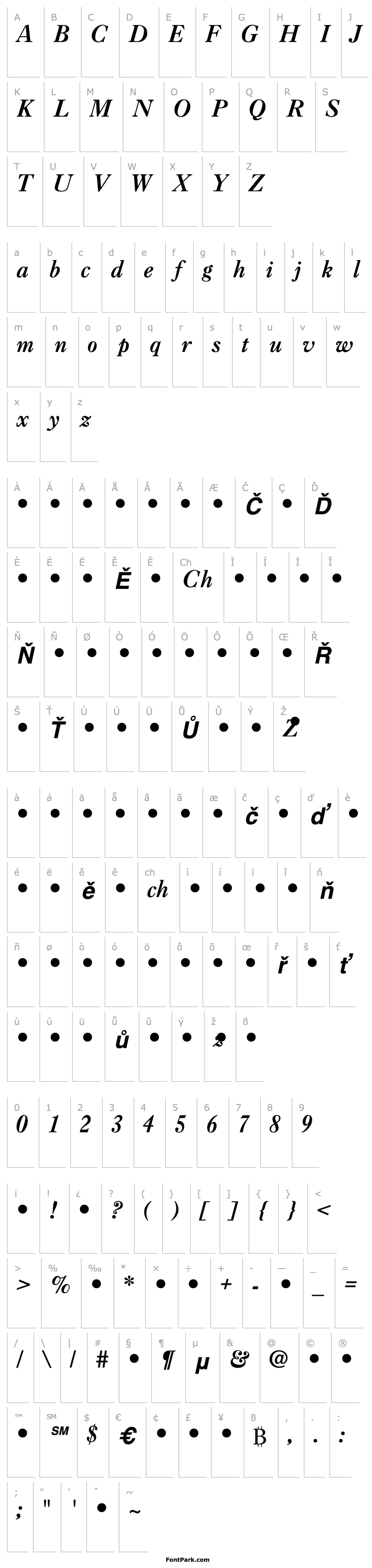 Overview QTCaslan Bold Italic