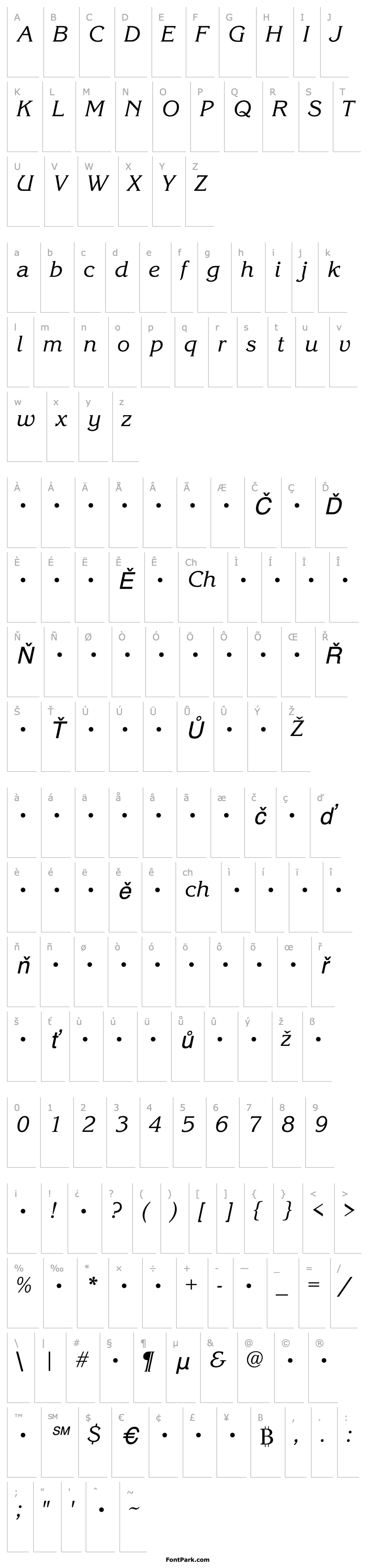 Přehled QTKorrin Italic