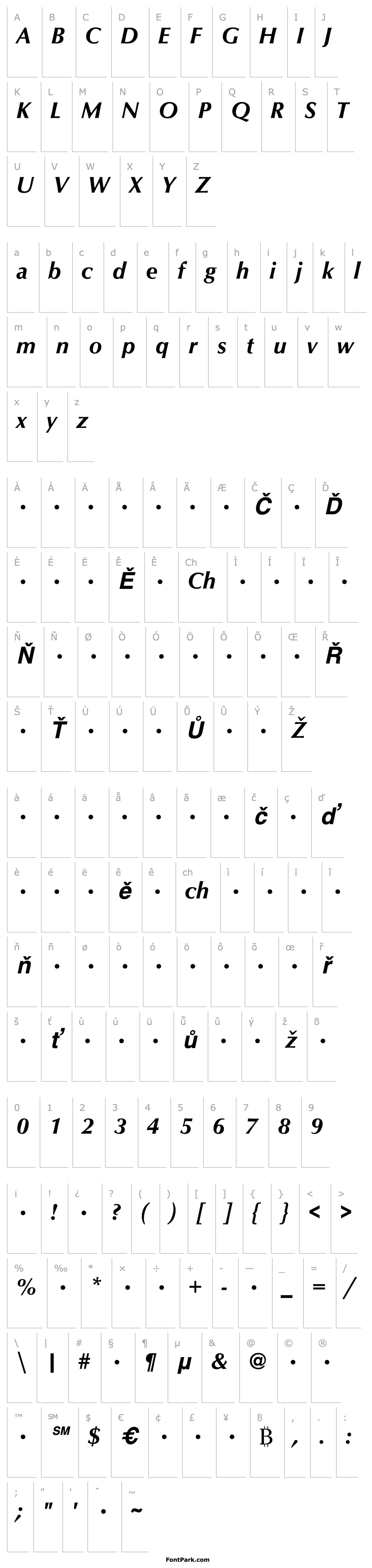 Overview QTOptimum Bold Italic