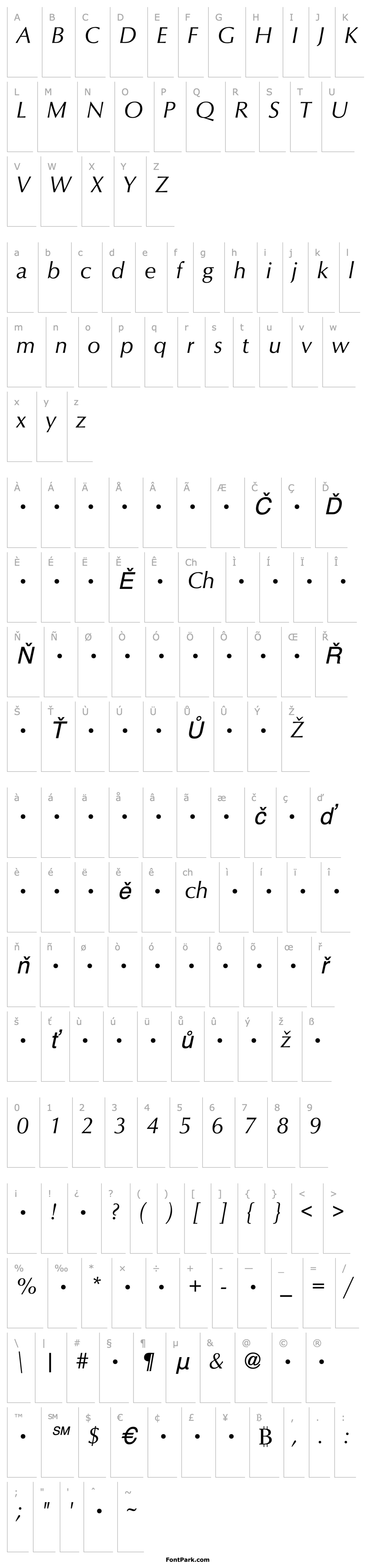 Overview QTOptimum Italic