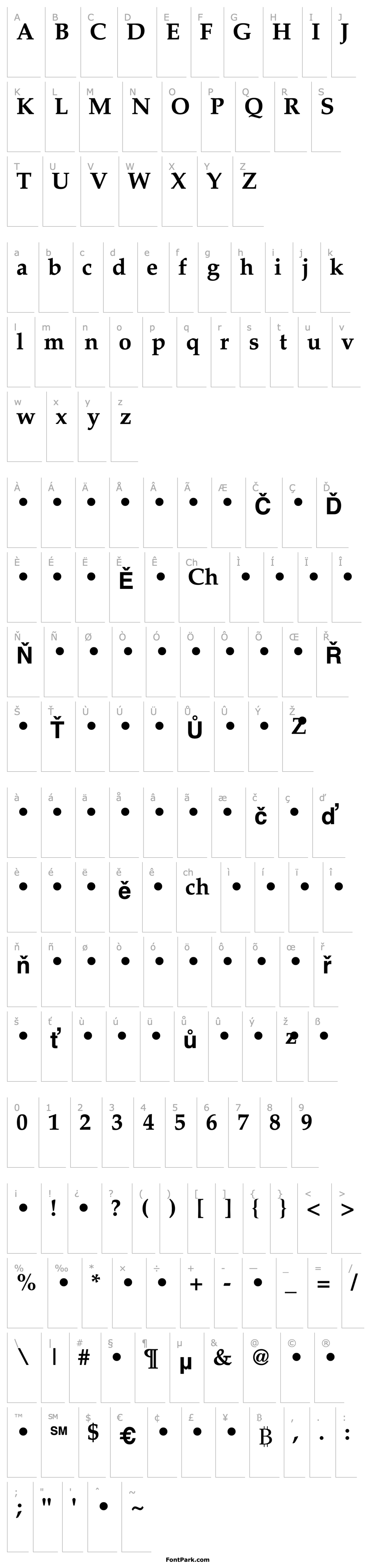 Overview QTPalatine Bold