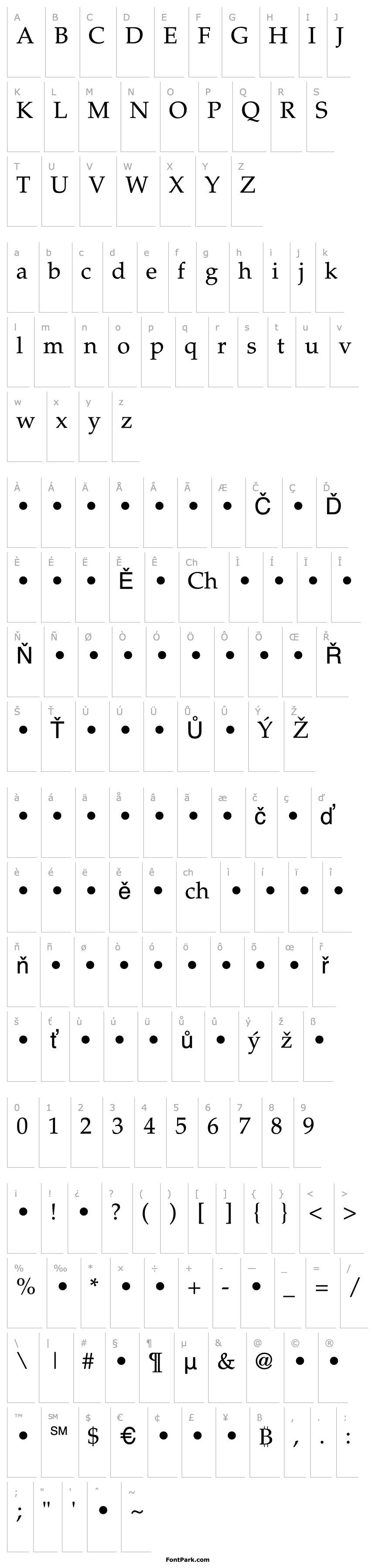 Přehled QTPalatine Regular