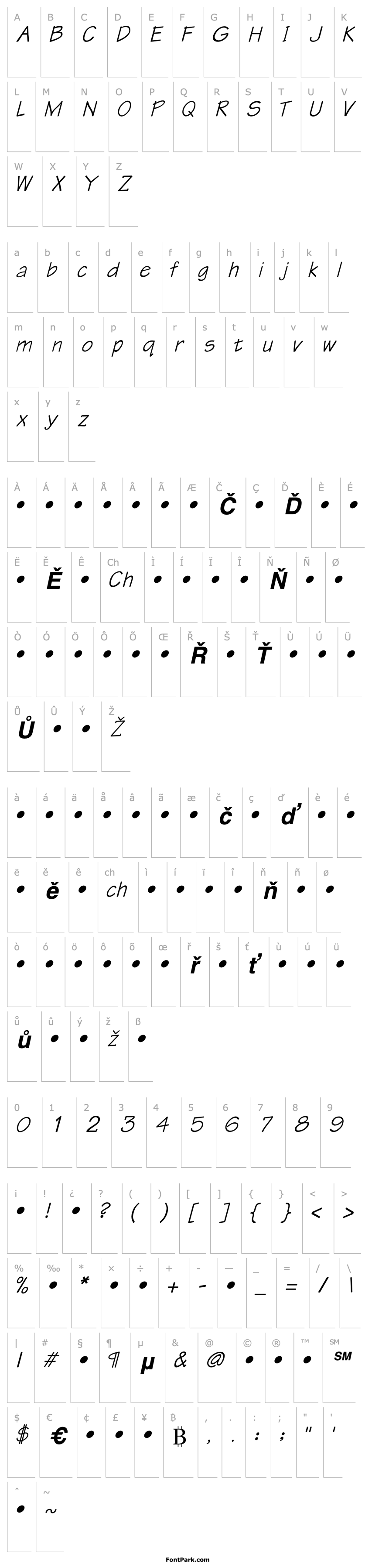 Přehled QTTechtone Bold Italic