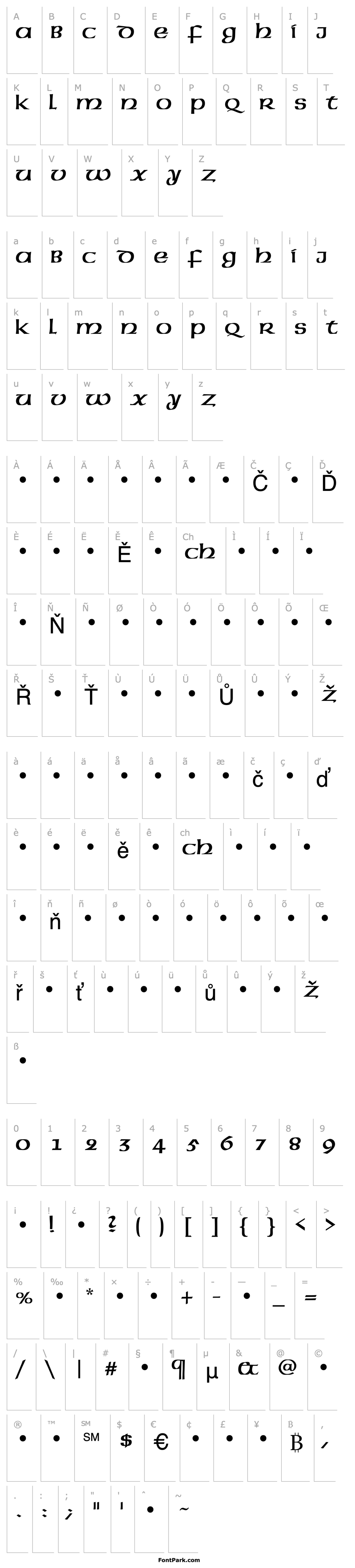 Overview QTUSA-Uncial Regular