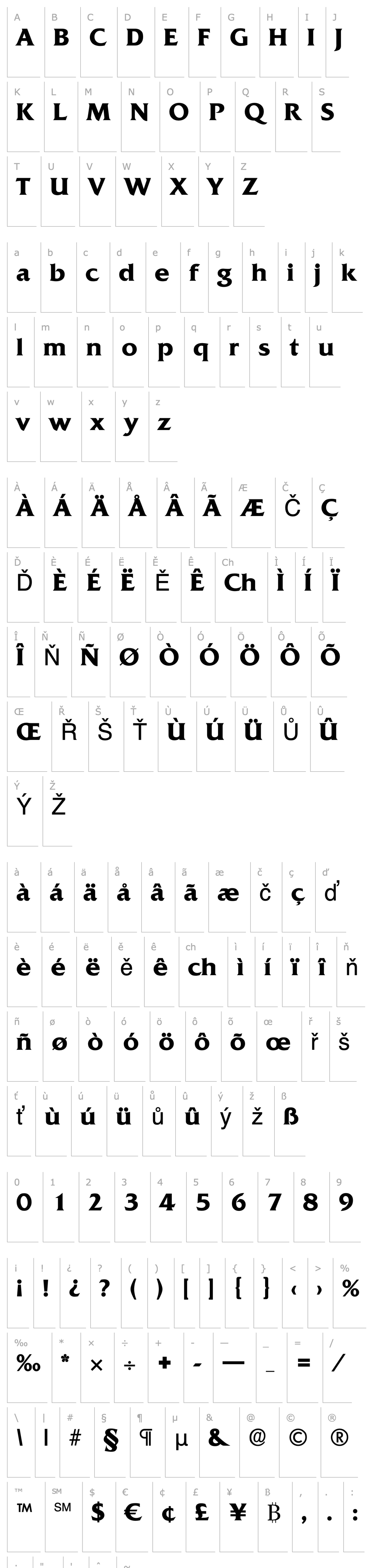 Přehled Quadrat-DemiBold