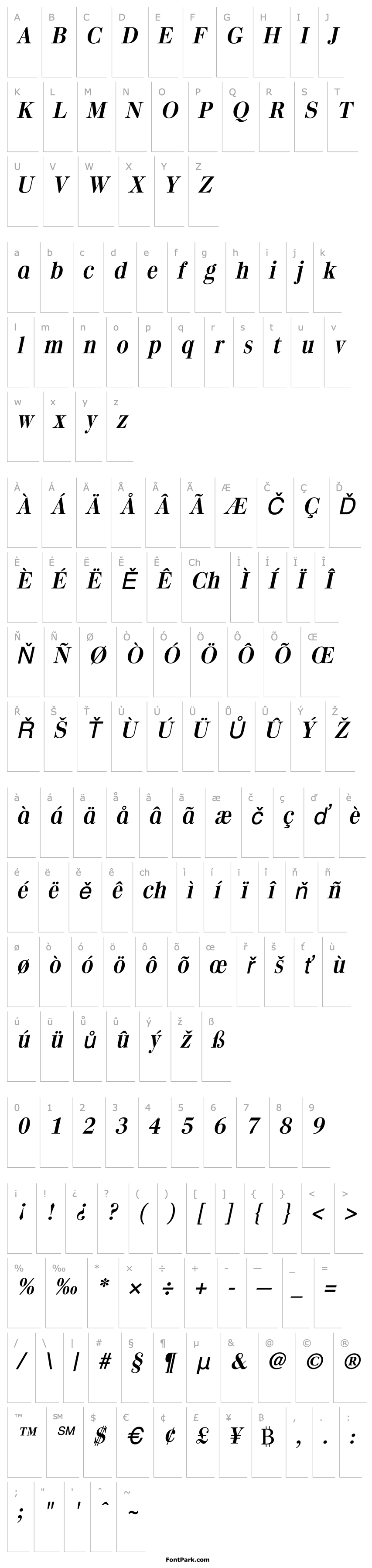 Overview Quantas Italic