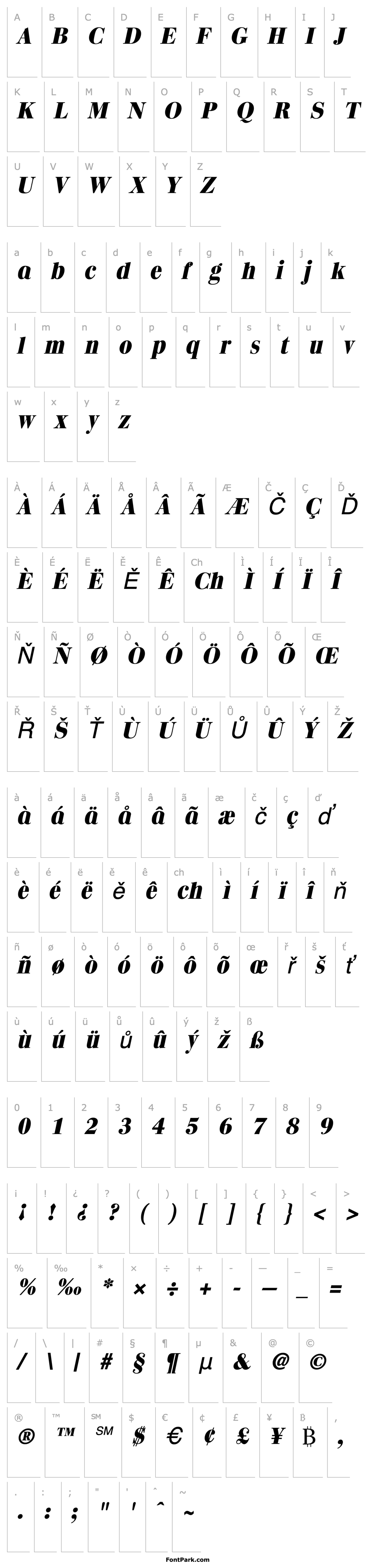 Overview QuantasExtrabold Italic