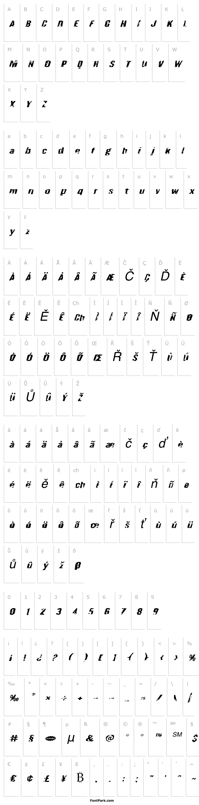 Overview Quarrystone Expanded Italic