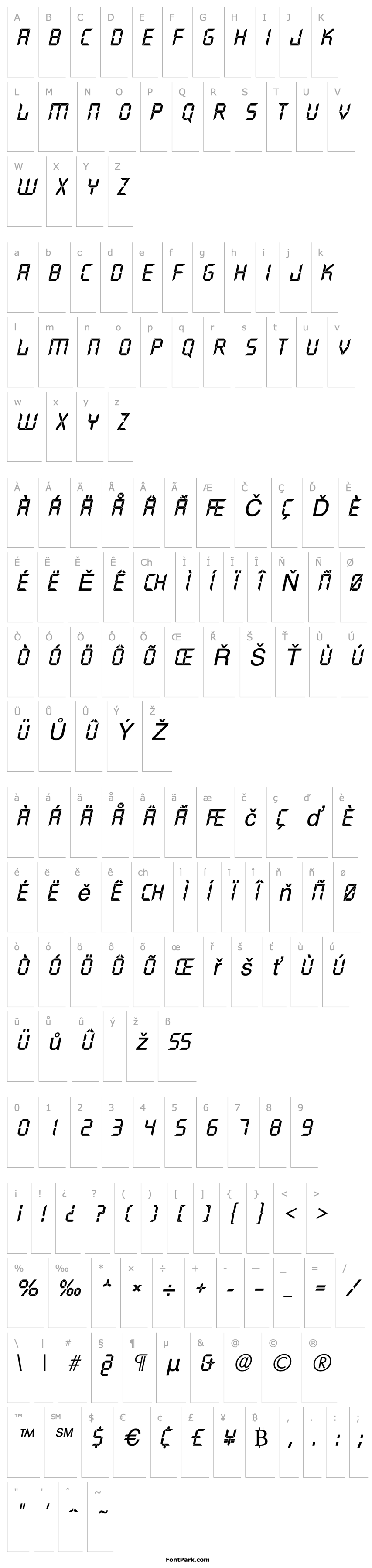 Overview Quartz Italic