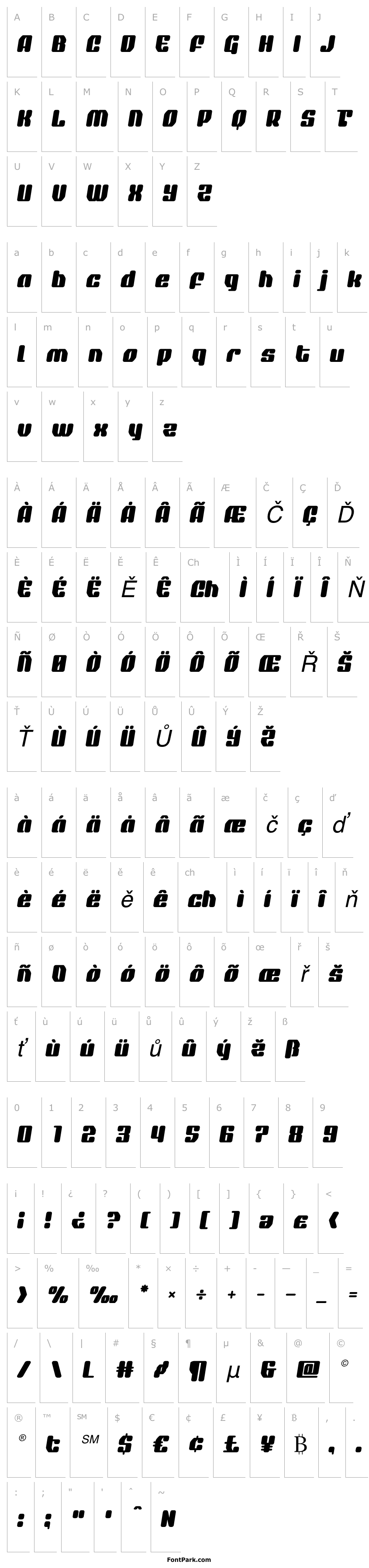 Overview Quasar Pacer Semi-Italic