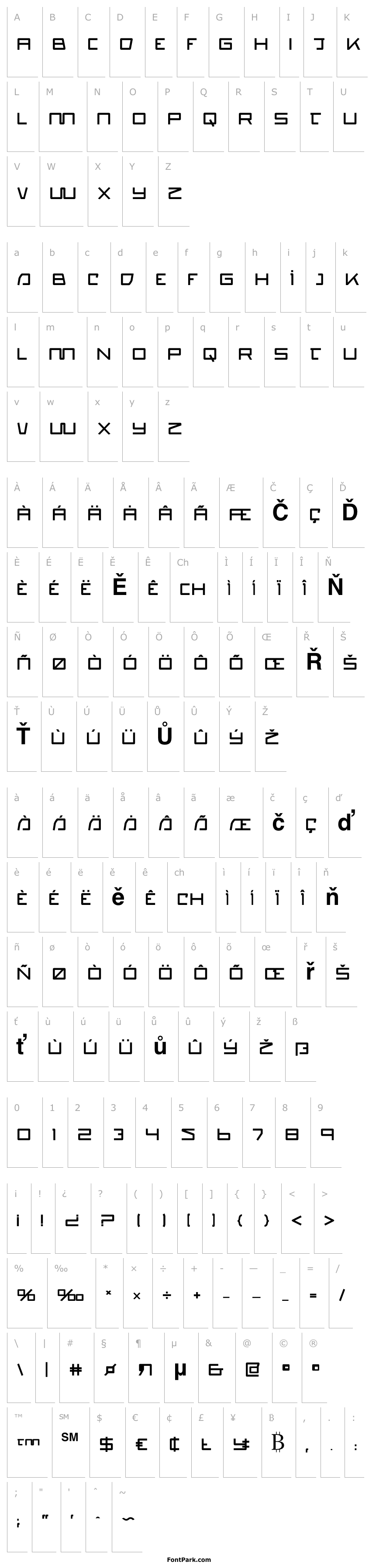 Overview Quasitron Bold