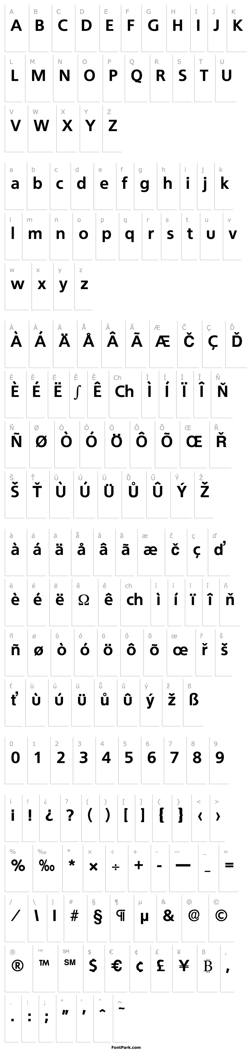 Overview Quebec-Serial-ExtraBold-Regular