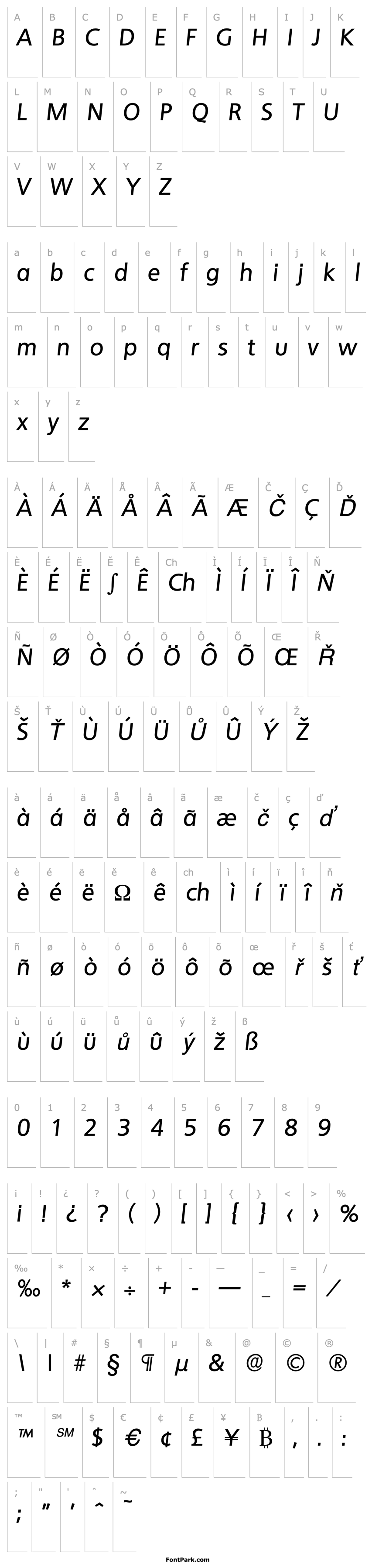 Přehled Quebec-Serial-Medium-RegularItalic