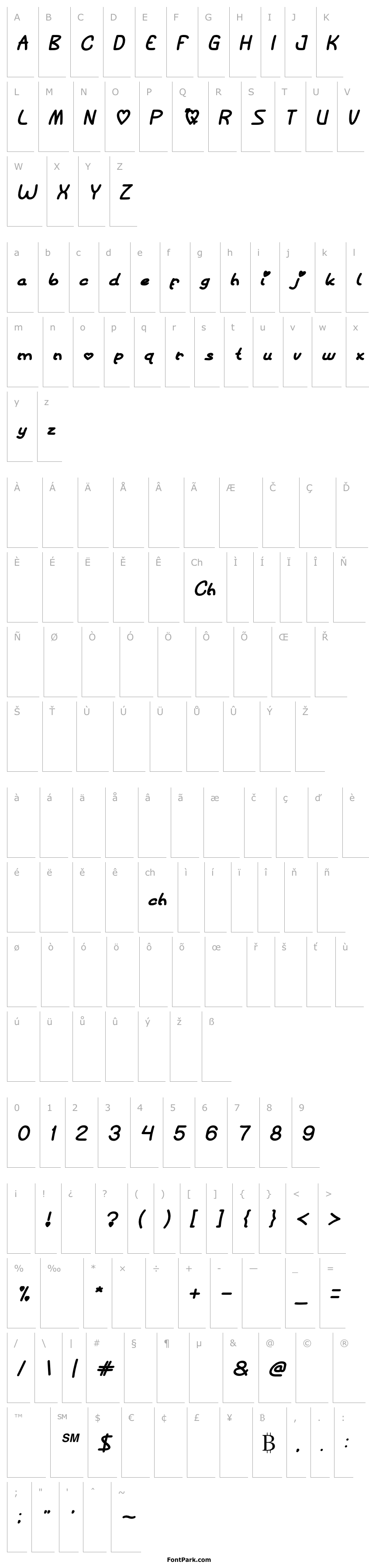 Overview Queen of Love Bold Italic