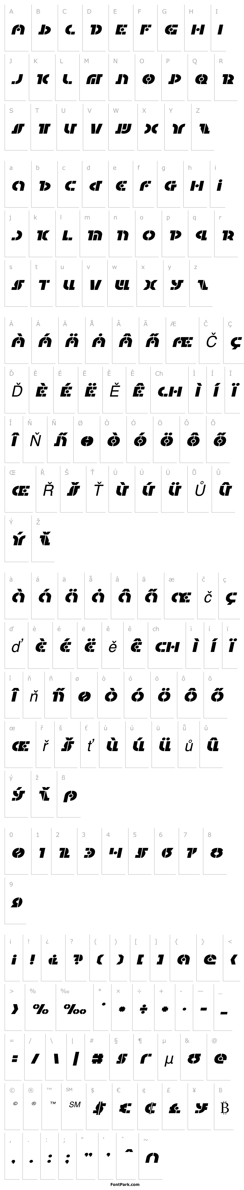 Overview Questlok Expanded Italic