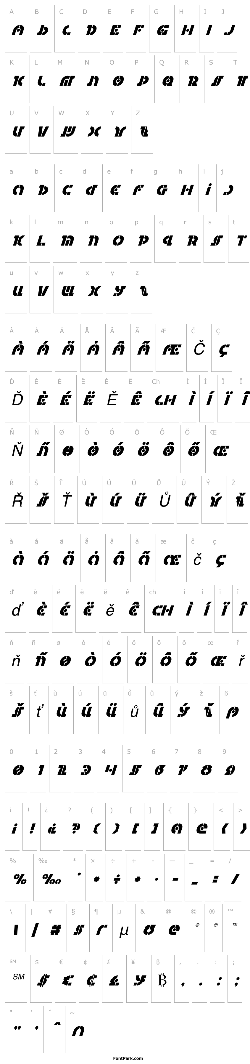 Přehled Questlok Super-Italic