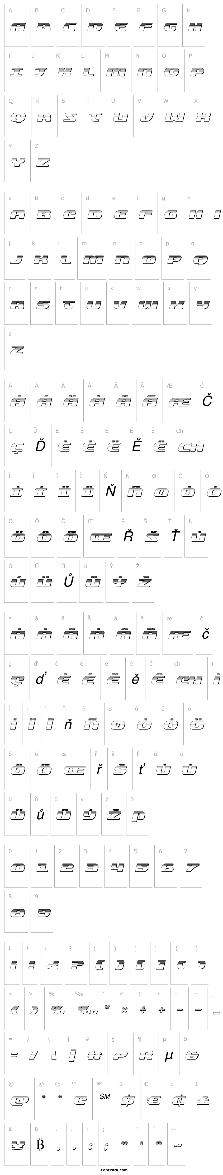 Přehled Quickening Platinum Italic