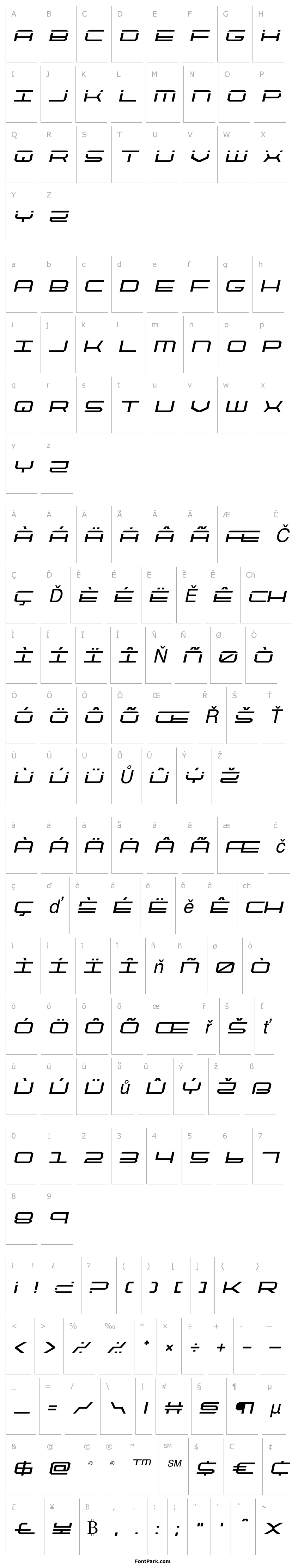 Overview QuickTech Semi-Italic
