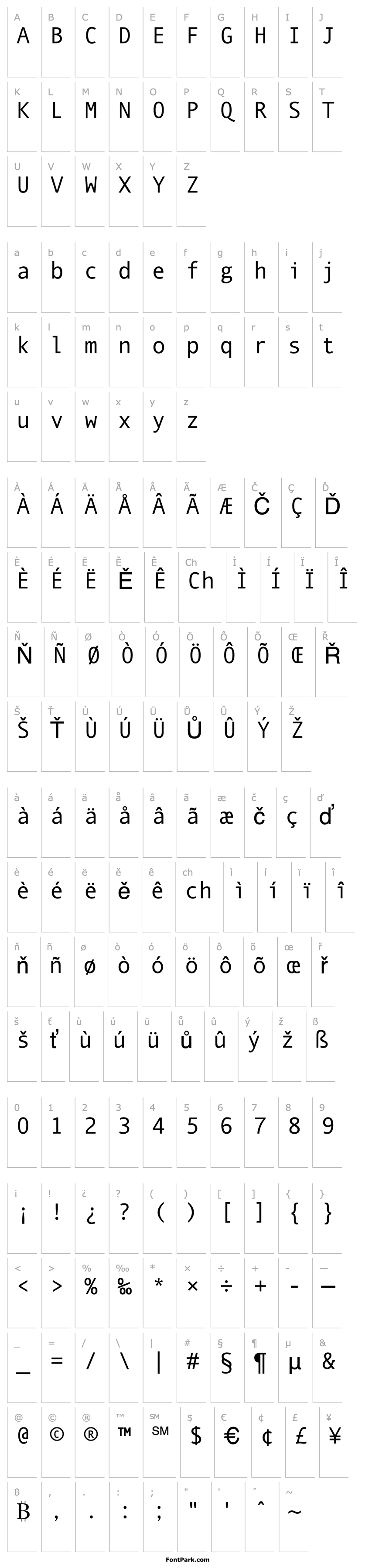 Overview QuickType Mono