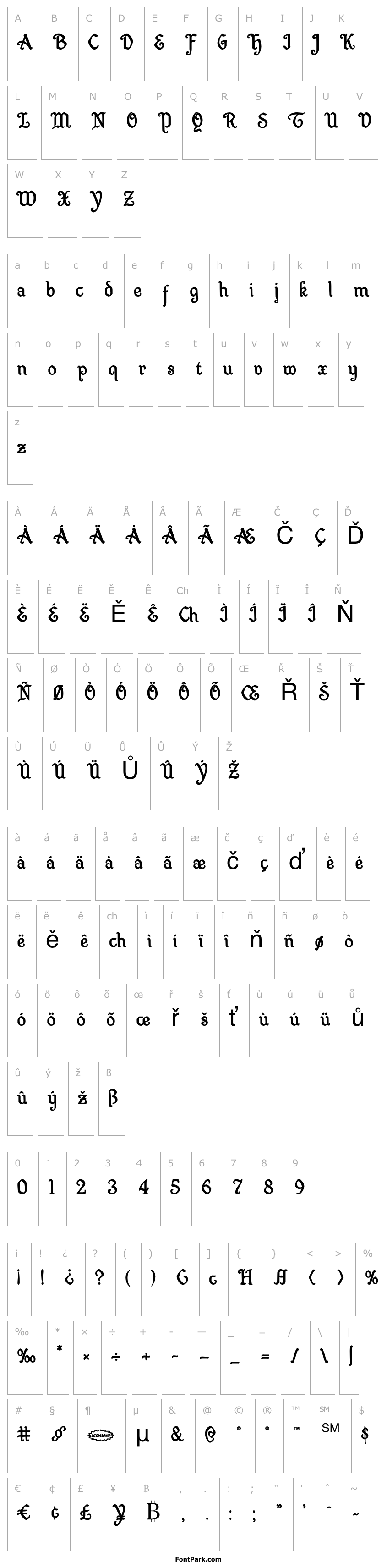 Overview Quill Sword Bold