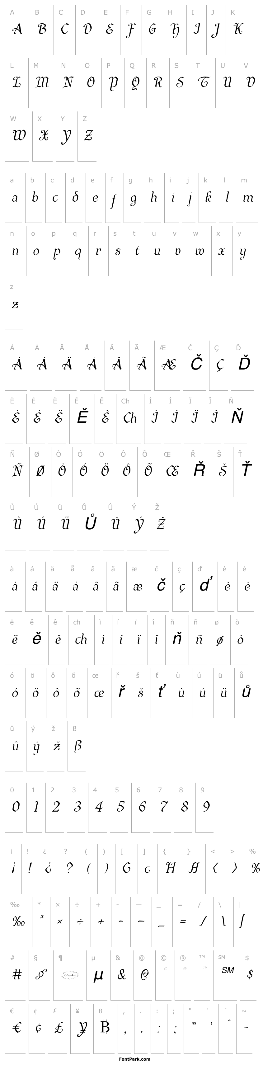 Overview Quill Sword Light Italic