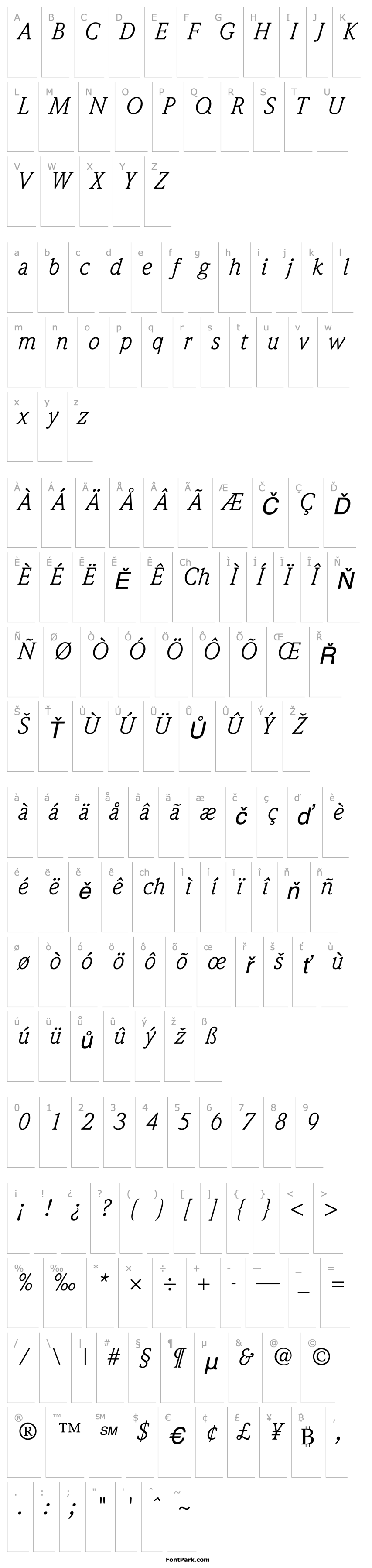 Overview Quintessence SSi Italic