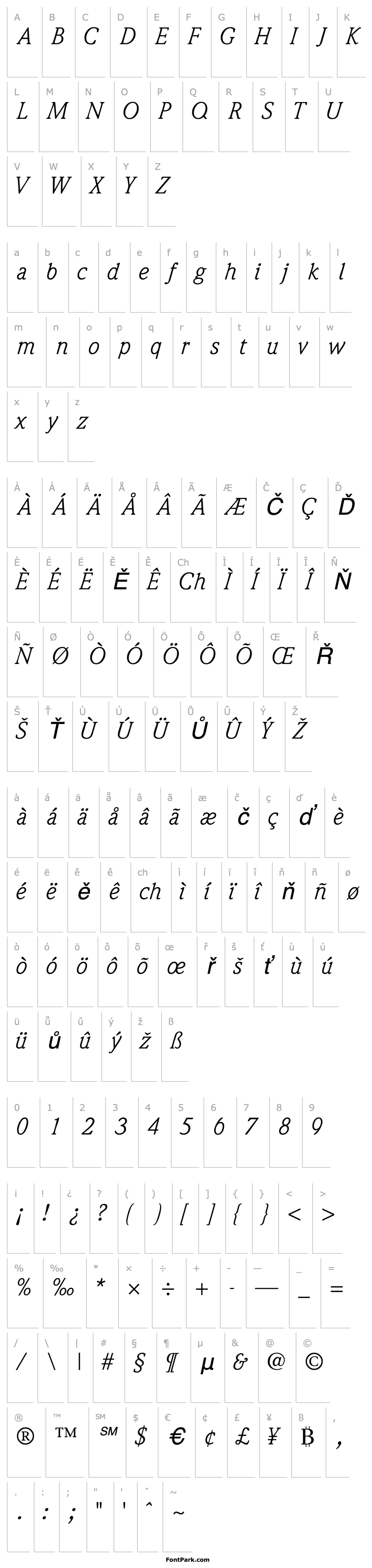 Overview QuintessenceSSK Italic