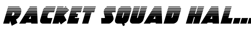Preview Racket Squad Halftone Italic