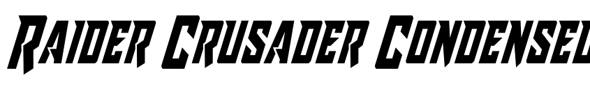 Preview Raider Crusader Condensed